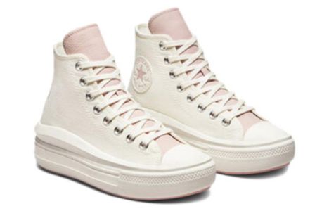 (WMNS) Converse Chuck Taylor All Star Move Platform High Top 'White Pink' A03722C sold by KicksCrew