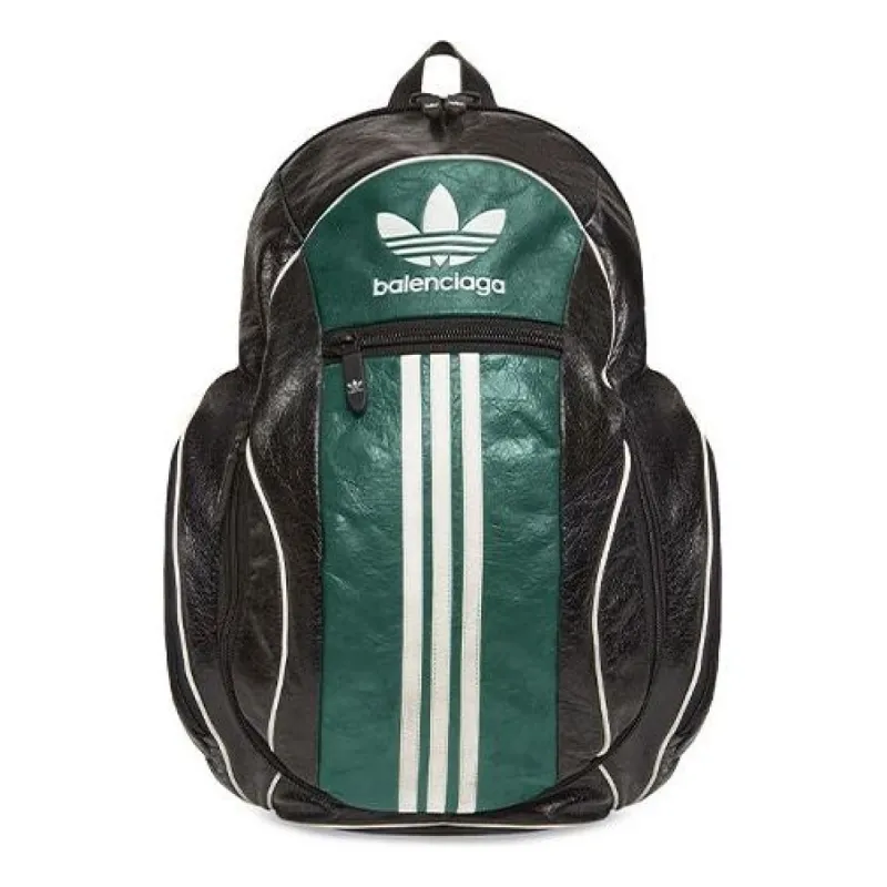 Balenciaga x adidas Large Backpack 'Black Green' 721685210LZ1063 sold by KicksCrew