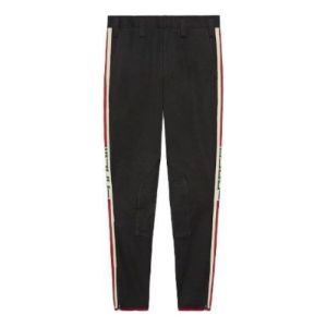 【グッチ・GUCCI】TROUSER 二子玉) GUCCI グッチ 未使用 Pants With Stud Embroidery