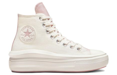 (WMNS) Converse Chuck Taylor All Star Move Platform High Top 'White Pink' A03722C sold by KicksCrew