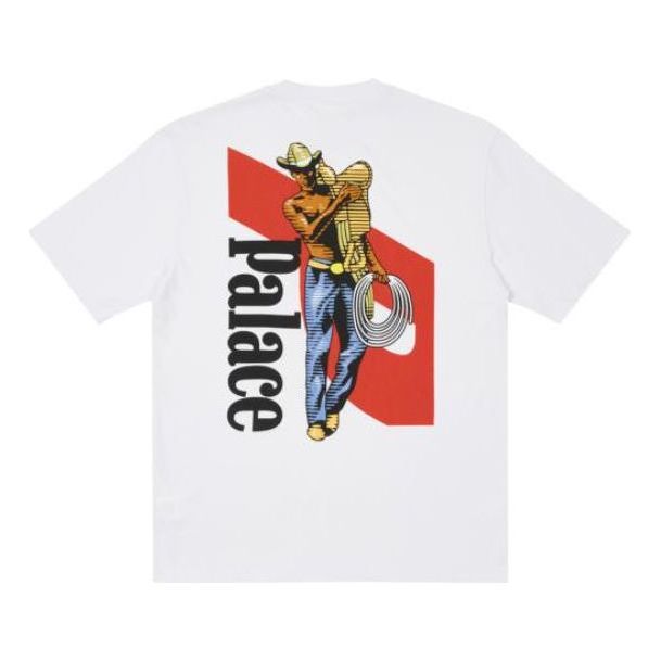 Palace SS22 Saves T-shirt 'White' P22TS391 sold by KicksCrew