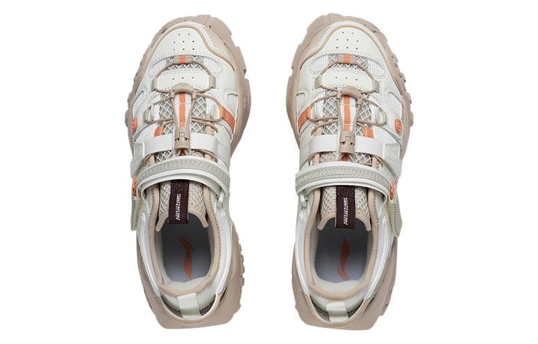 (WMNS) Li-Ning CF Linchuan V2 'White Grey Brown' AGLS226-2 sold by KicksCrew product image thumbnail 3