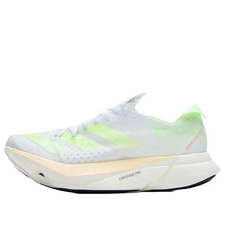 adidas Adizero Adios Pro 3 'White Neon Green' IH2524 sold by KicksCrew