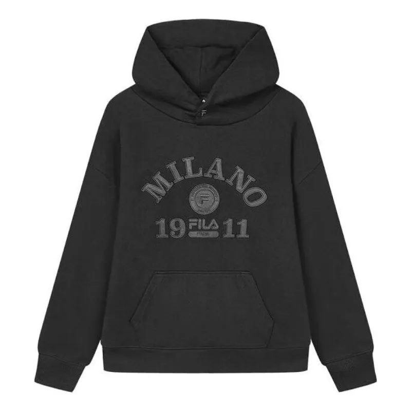FILA Milano Hoodie 'Black' F11U345202F-BK sold by KicksCrew