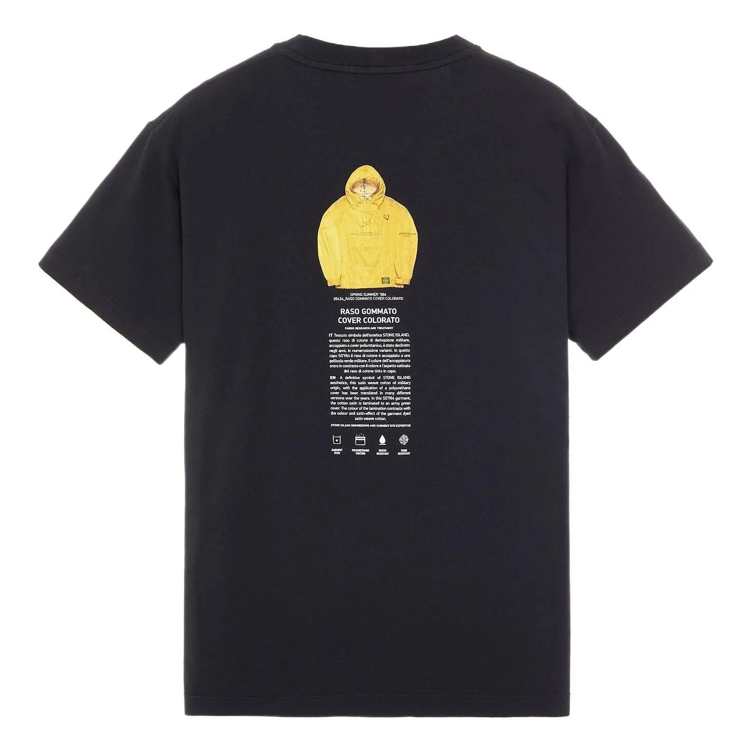 STONE ISLAND "Archivio" Logo T-shirt 'Black' 76152NS91-V0029 sold by KicksCrew