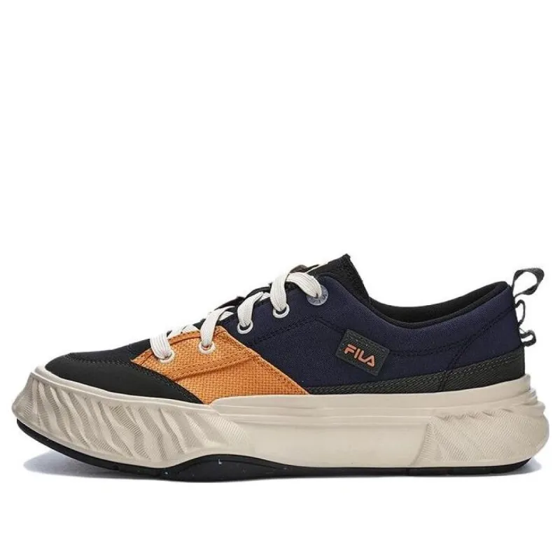 FILA Canvas Low NonSlip Durable Shoes 'Blue Green Orange' F12M322301FMR sold by KicksCrew