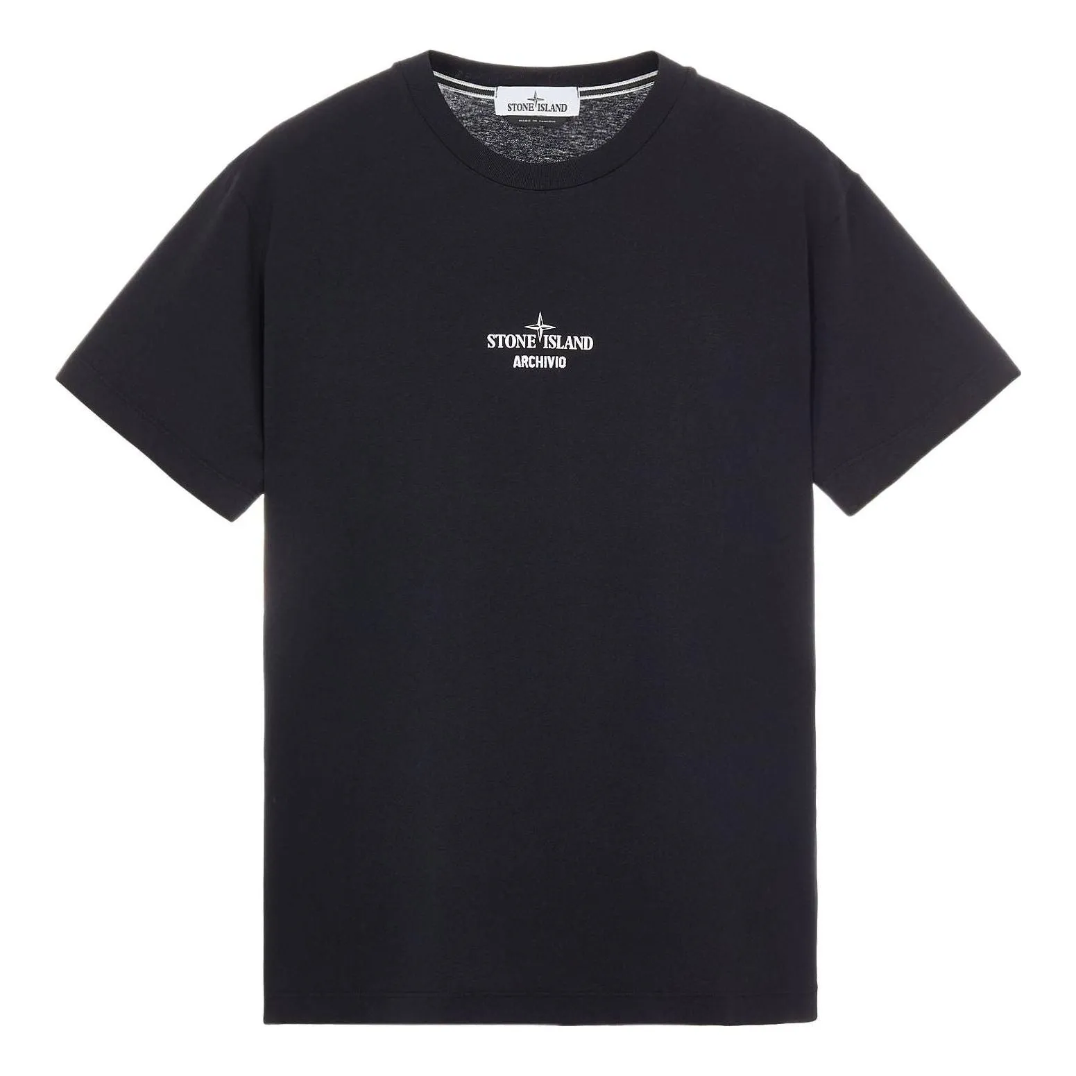 STONE ISLAND "Archivio" Logo T-shirt 'Black' 76152NS91-V0029 sold by KicksCrew product image thumbnail 2