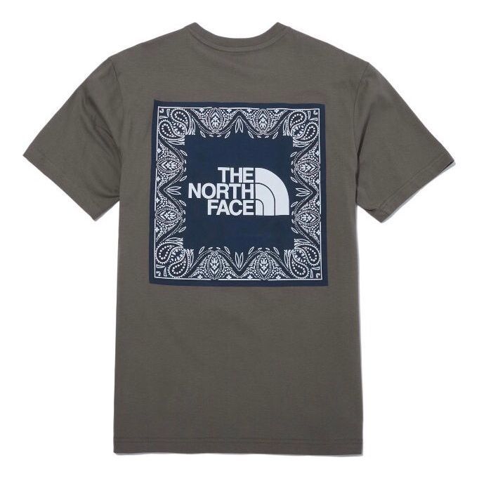 THE NORTH FACE Bandana T-shirt 'Brown' NT7UN47E sold by KicksCrew