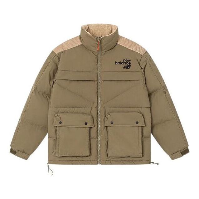 New Balance Winter Down Jacket 'Olive Green Beige' AMJ24353-CGN sold by KicksCrew