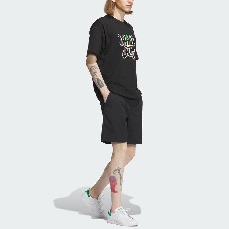 adidas originals Light Woven Shorts 'Black' IK8681 sold by KicksCrew product image thumbnail 4