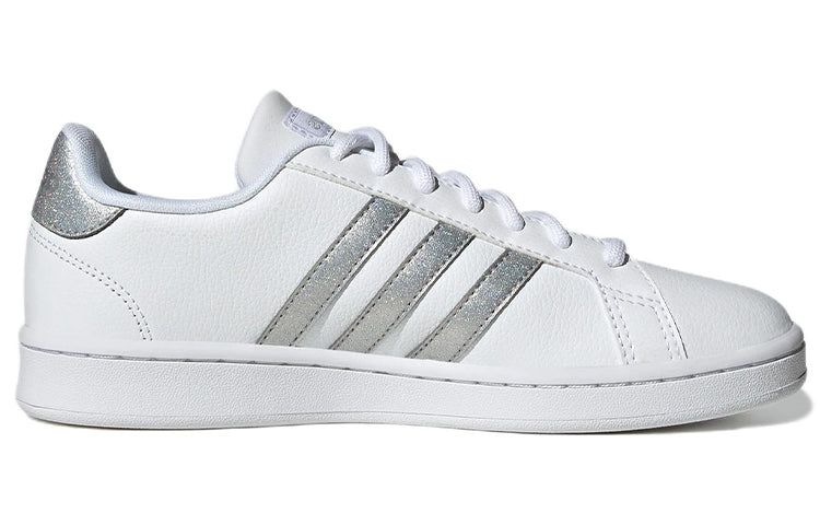 (WMNS) Adidas Grand Court Cloudfoam Lifestyle 'White Silver Metallic' GZ1837 sold by KicksCrew product image thumbnail 2