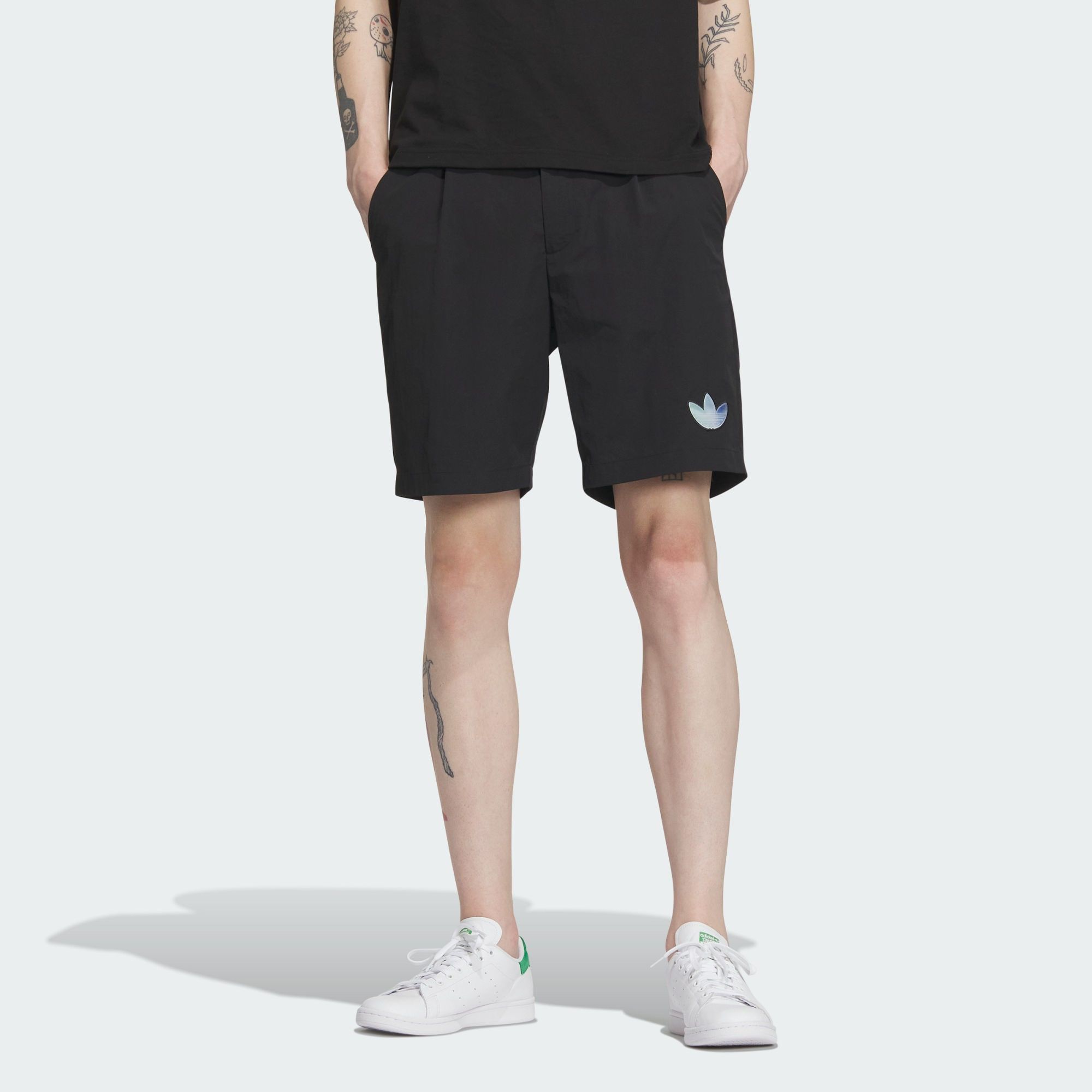adidas originals Light Woven Shorts 'Black' IK8681 sold by KicksCrew product image thumbnail 2