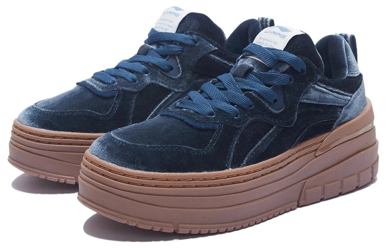 (WMNS) Li-Ning Platform High Top 'Smoke Blue' AGCS302-1 sold by KicksCrew product image thumbnail 3