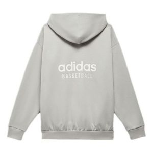 adidas Basketball Hoodie 'Grey' IA3438 sold by KicksCrew