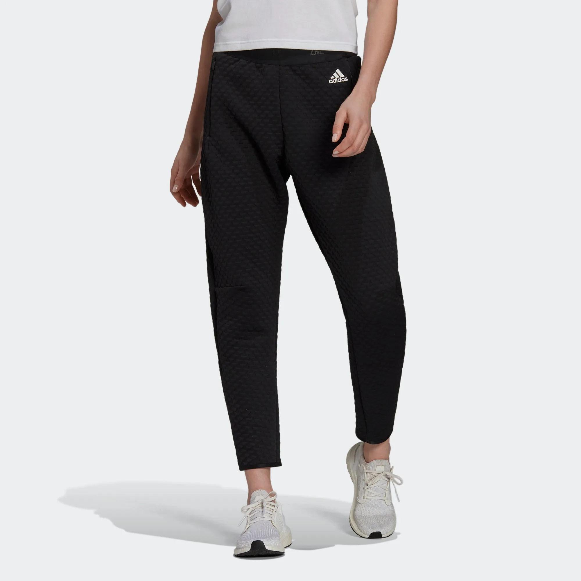 (WMNS) adidas Z.N.E. Sportswear Pants 'Black' GT3721 sold by KicksCrew product image thumbnail 2