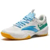 ANTA Badminton Shoes 'White Blue Green' 912424401-1 sold by KicksCrew