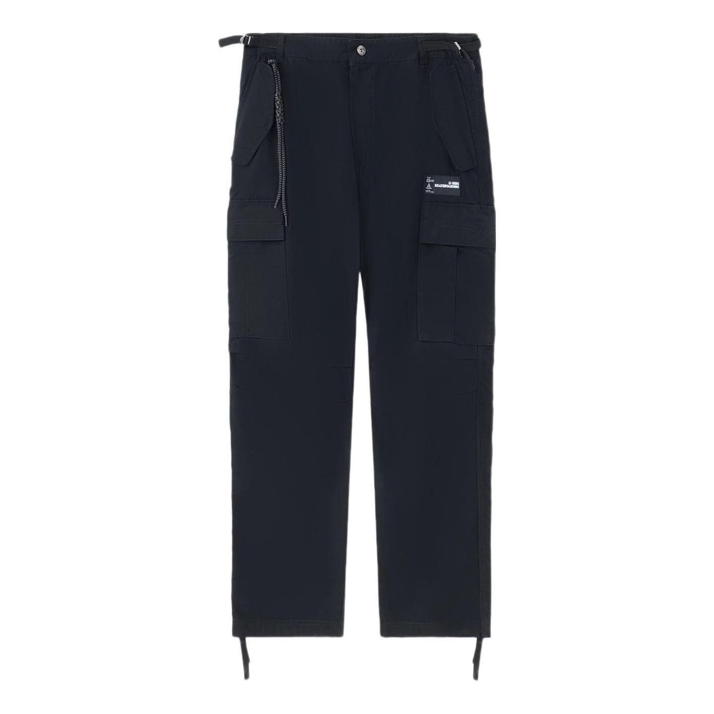 Li-Ning Skateboarding Loose Fit Straight Pants 'Black' AKXS087-2 sold by KicksCrew
