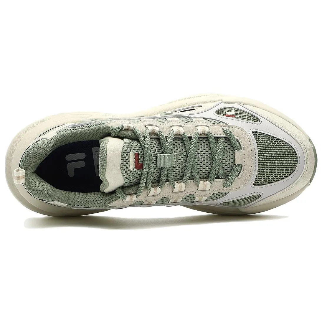 (WMNS) FILA FUSION SKY TRAIL DX Sneakers 'Beige Green' T12W331601FMA sold by KicksCrew product image thumbnail 3
