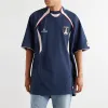 Balenciaga Soccer T-shirt Oversized 'Blue' 641664TJV054482 sold by KicksCrew