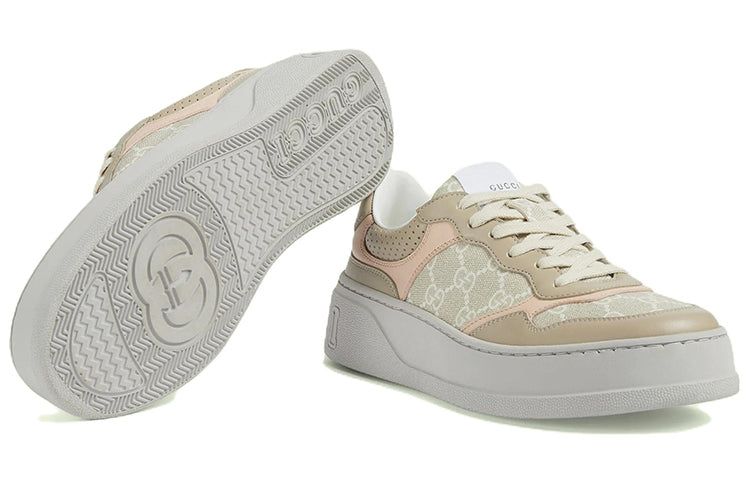 (WMNS) Gucci GG Sneaker 'Oatmeal Light Pink' 700775-UPG90-9595 sold by KicksCrew product image thumbnail 5