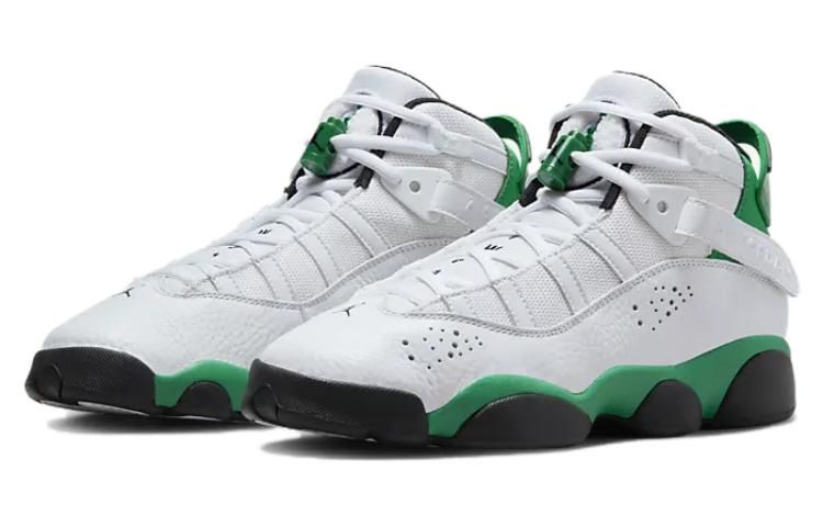 (GS) Air Jordan 6 Rings 'Lucky Green' 323419-131 sold by KicksCrew product image thumbnail 3