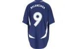 Balenciaga Soccer T-shirt Oversized 'Blue' 641664TJV054482 sold by KicksCrew