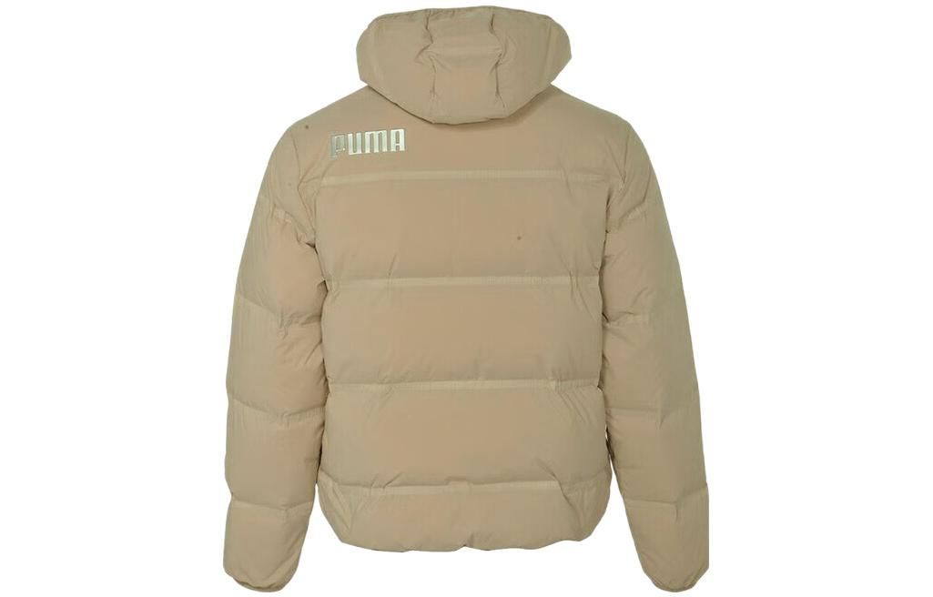 PUMA Hooded Puffer Jacket 'Brown' 674640-12 sold by KicksCrew product image thumbnail 2