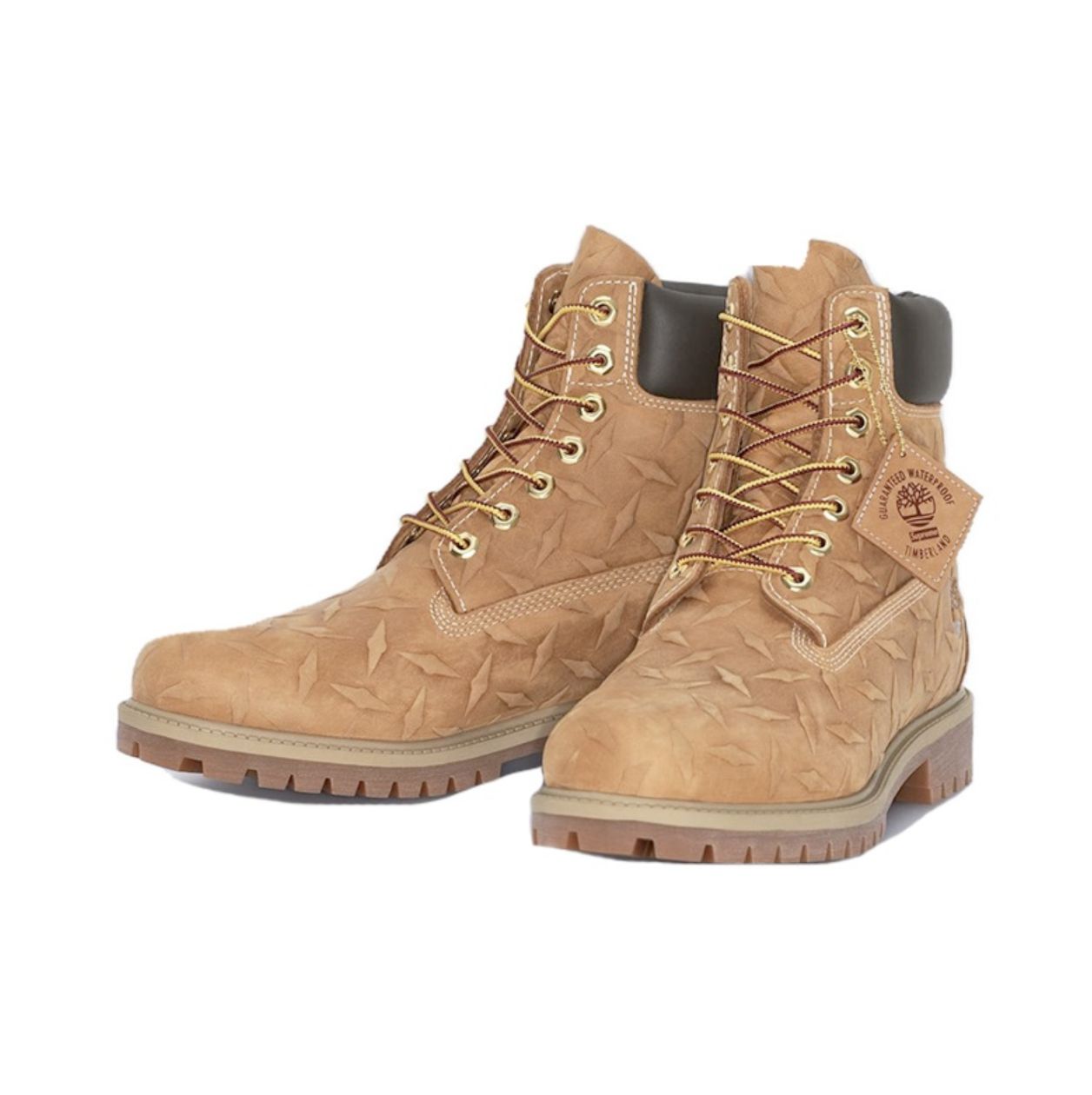 Timberland x Supreme Diamond Plate 6 Inch Premium Waterproof Boot 'Wheat - 23FW' TB0A6DD4231 sold by KicksCrew product image thumbnail 2