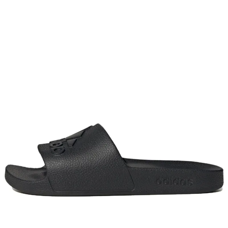 Adidas Adilette Aqua Slides 'Core Black' IF7371 sold by KicksCrew