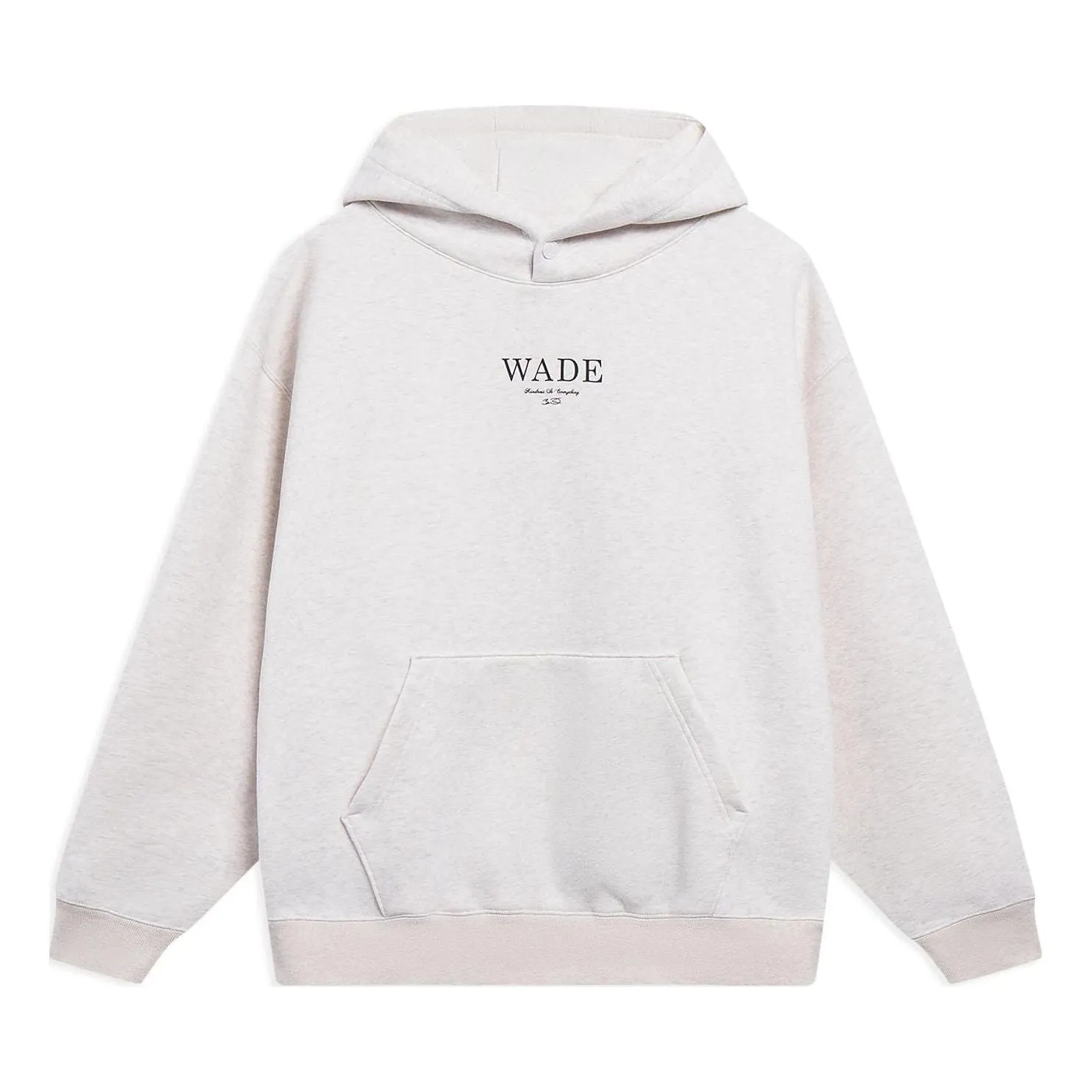 Li-Ning Way Of Wade Graphic Hoodie 'Light Grey' AWDT141-10 sold by KicksCrew