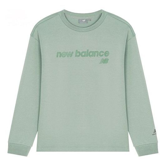 New Balance Logo Lifestyle Sweatshirt 'Green' 5CC39603-KH sold by KicksCrew