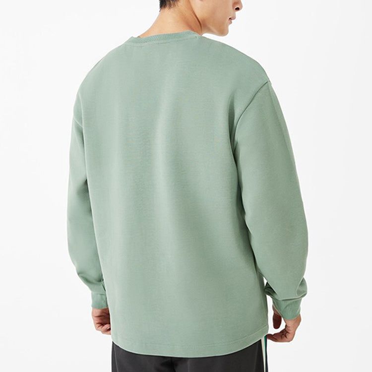 New Balance Logo Lifestyle Sweatshirt 'Green' 5CC39603-KH sold by KicksCrew product image thumbnail 4