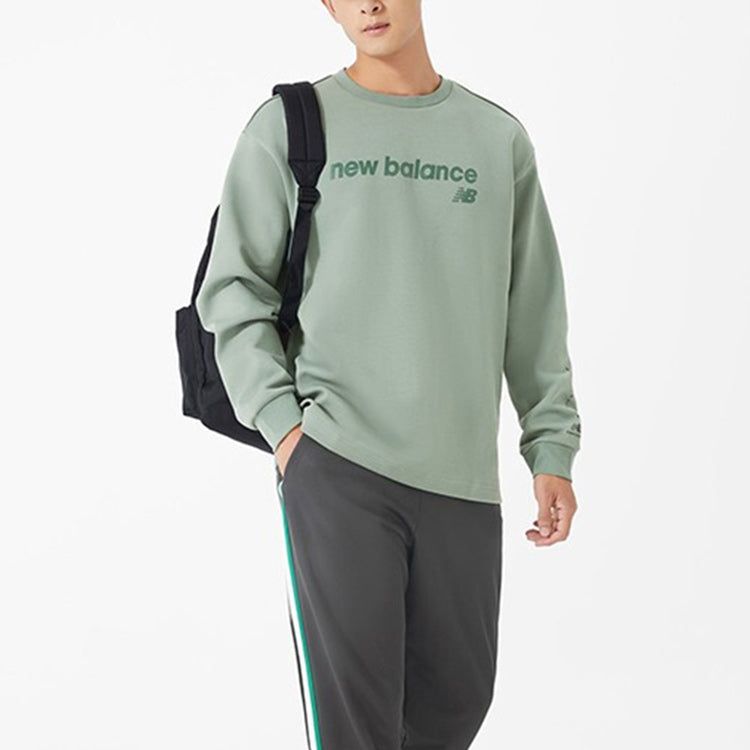 New Balance Logo Lifestyle Sweatshirt 'Green' 5CC39603-KH sold by KicksCrew product image thumbnail 3