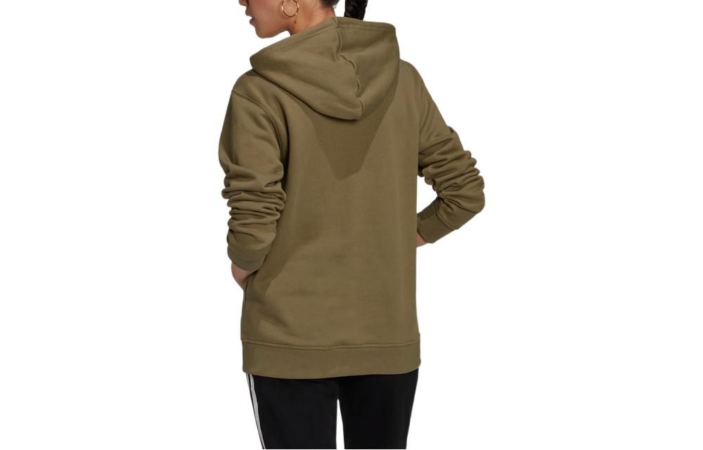 (WMNS) adidas originals Adicolor Essentials Hoodie 'Green' H06621 sold by KicksCrew product image thumbnail 2