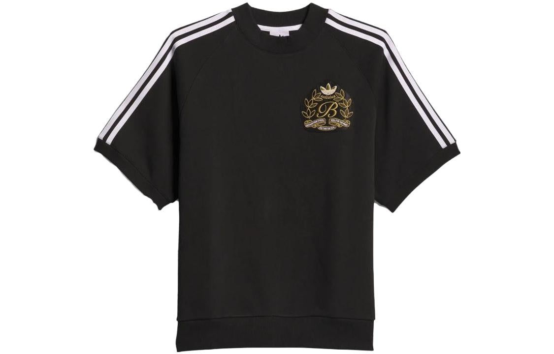 adidas x Blondey McCoy Crew Tee 'Black White' IK9612 sold by KicksCrew product image thumbnail 2