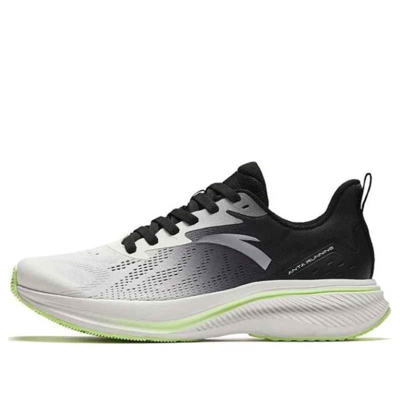 ANTA Run Series Sneakers 'White Black Green' 112425534-3 sold by KicksCrew