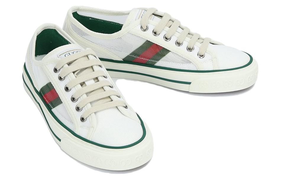 (WMNS) GUCCI Tennis 1977 Low Top Sneaker 'White Green' 663578-2UX10-9070 sold by KicksCrew product image thumbnail 3