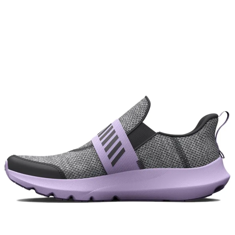 (PS) Under Armour Surge 3 Slip 'Jet Grey Nebula Purple' 3026532-101 sold by KicksCrew