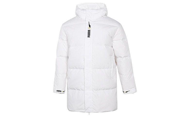 Puma Windproof Down Warm Jacket 'White' 532916-02 sold by KicksCrew product image thumbnail 2