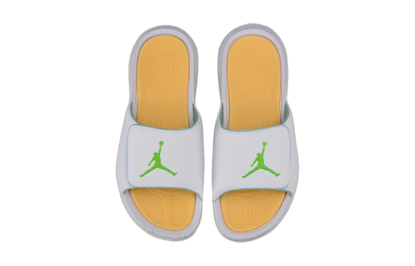 (GS) Air Jordan Hydro 6 Slides 'White Yellow' FN3431-131 sold by KicksCrew product image thumbnail 3