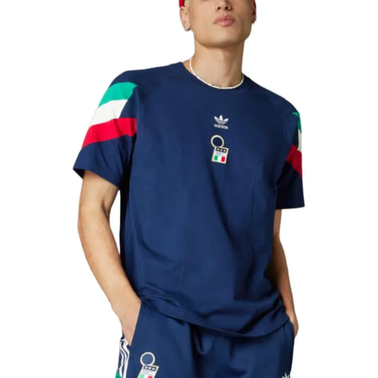 adidas Italy Originals T-Shirt 'Blue' IY4631 sold by KicksCrew product image thumbnail 2