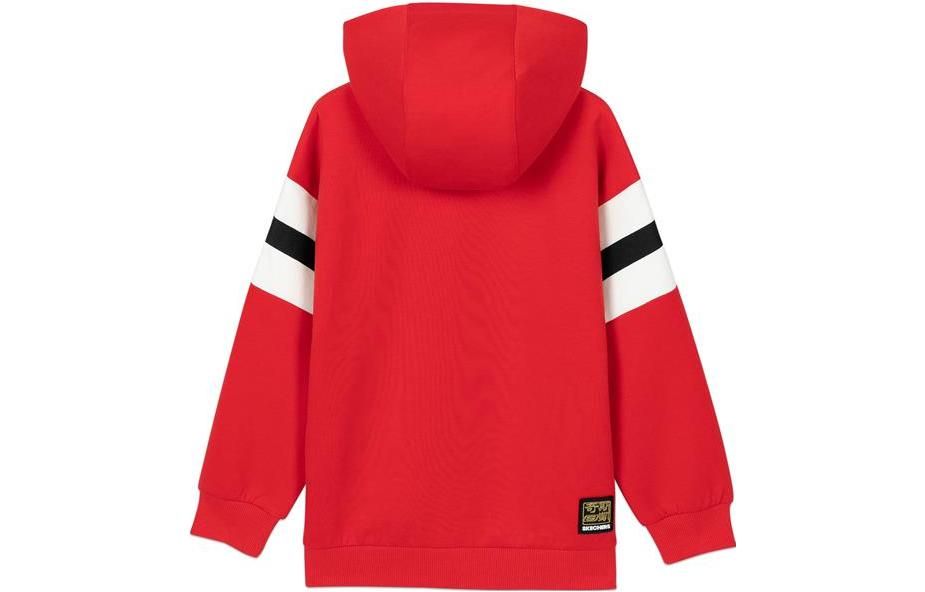 (GS) Skechers CNY Series Logo Printed Hoodie 'Red Black' L121B017 sold by KicksCrew product image thumbnail 2