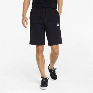 Puma Classics Logo Shorts 'Black' 535332-01 sold by KicksCrew