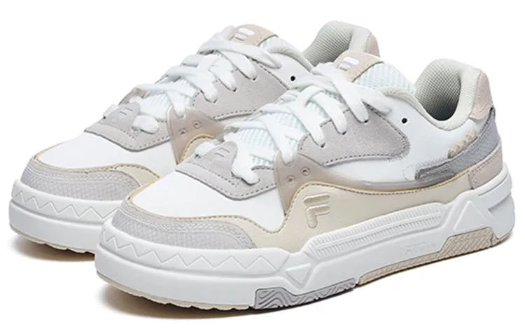 (WMNS) FILA FUSION Bank Skate Shoes 'White Grey Beige' T12W232202FBA sold by KicksCrew product image thumbnail 2