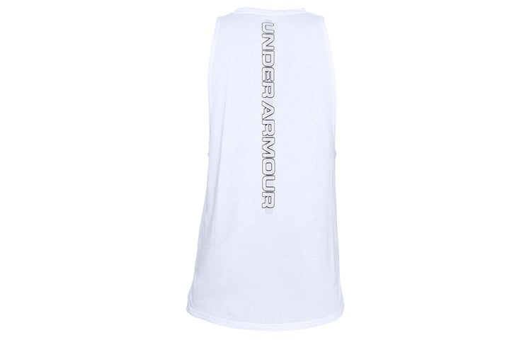 Under Armour Baseline Performance Tank 'White' 1326706-100 sold by KicksCrew product image thumbnail 2