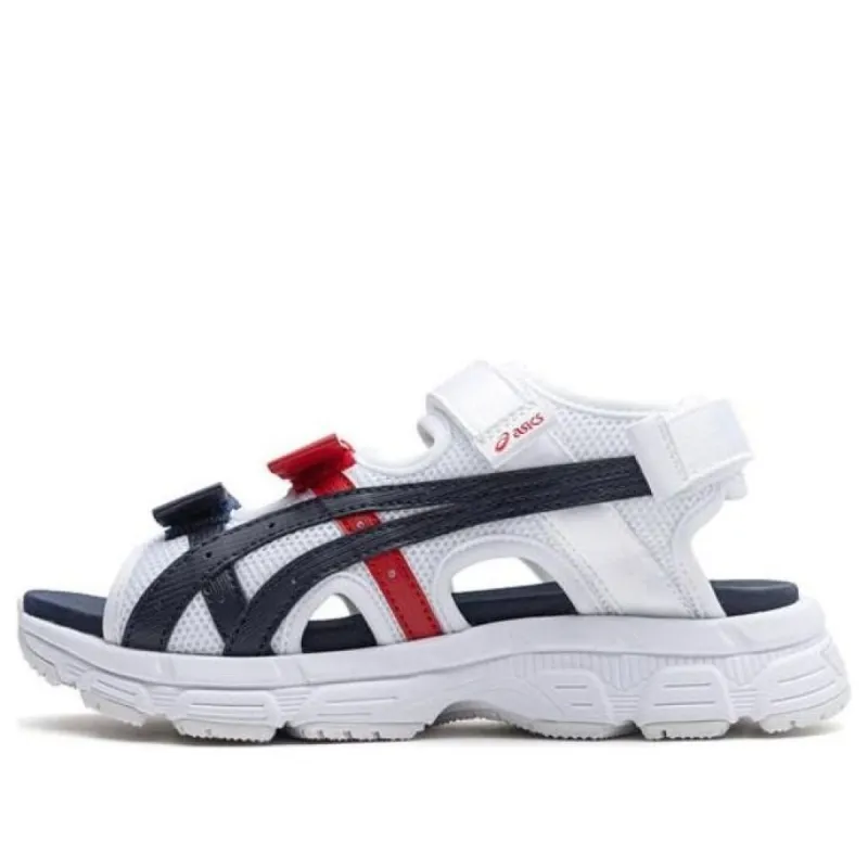 (GS) ASICS KAHANA SD 2 Sport Sandals 'White Black Red' 1204A142-100 sold by KicksCrew