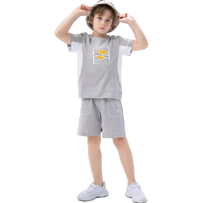 (GS) Mizuno Casual T-shirt Suit 'Grey' TZ3041 sold by KicksCrew product image thumbnail 5