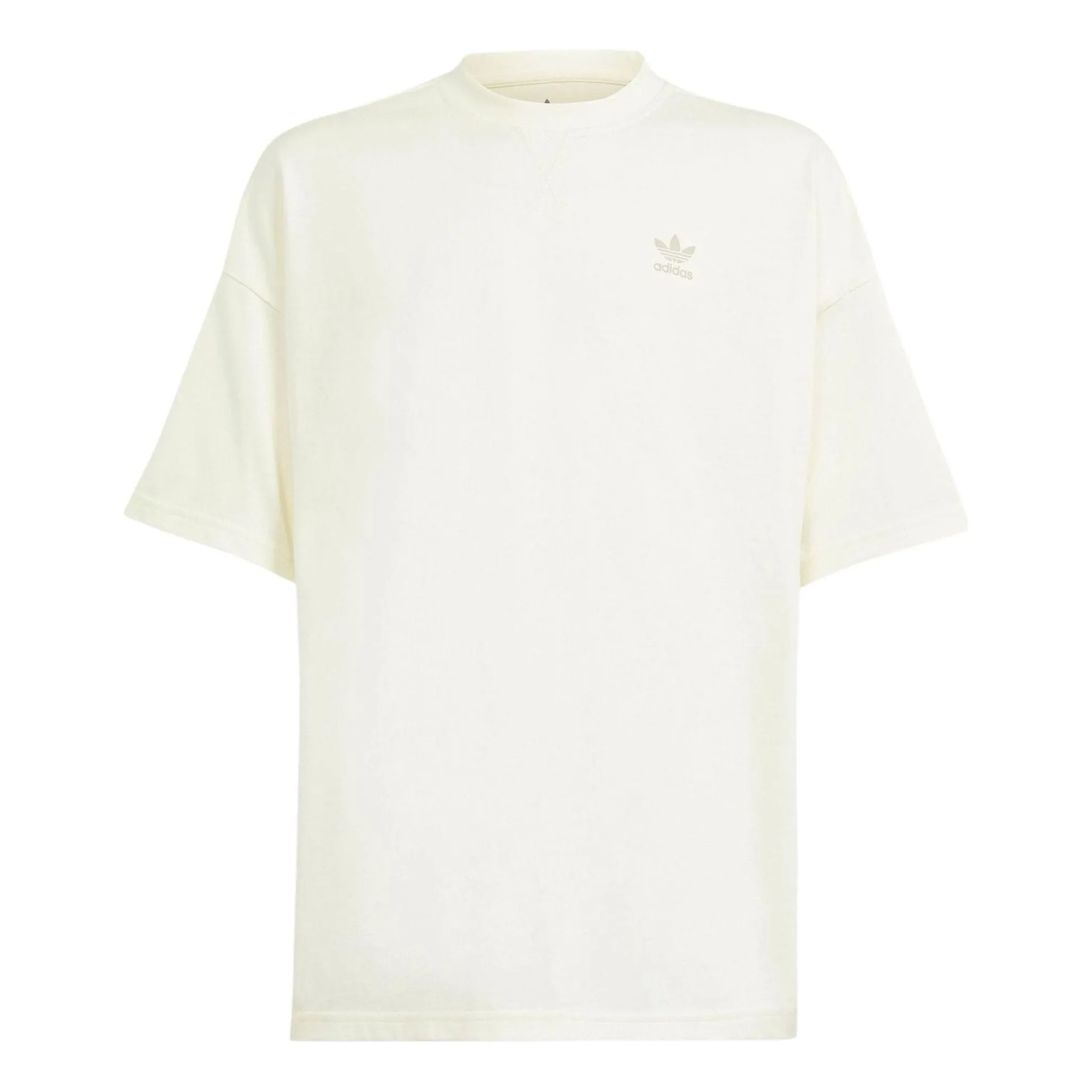(GS) adidas Logo T-shirt 'Beige' IP3070 sold by KicksCrew