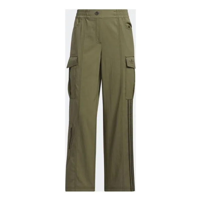 (WMNS) adidas Original Cargo Pants 'Green' IP3002 sold by KicksCrew