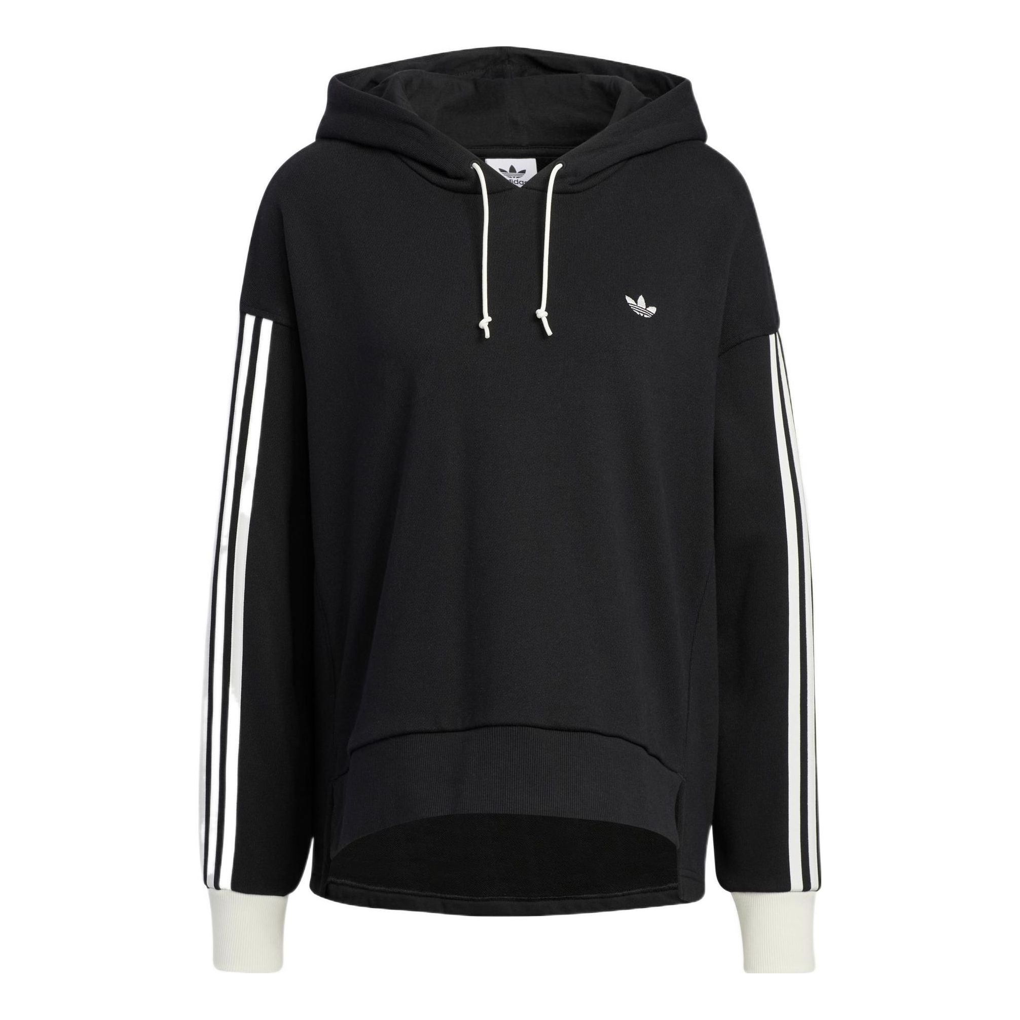 (WMNS) adidas Originals Trefoil Hoodie 'Black' IC8137 sold by KicksCrew